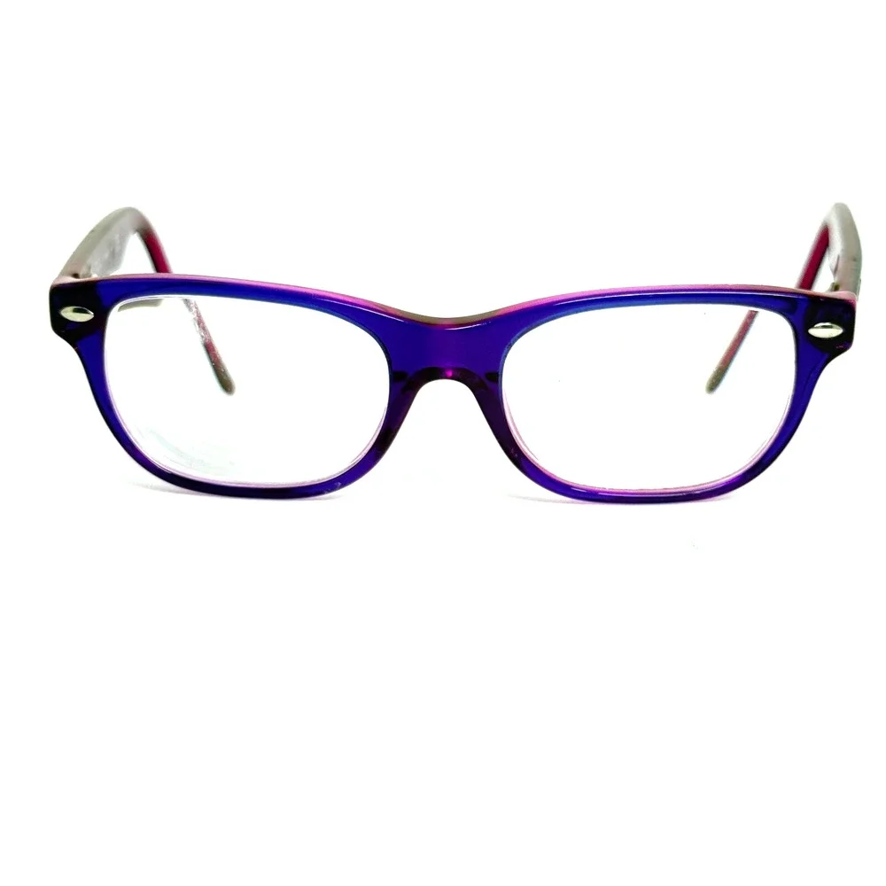 Ray-Ban RB1555‎ 3666 Kids Eyeglasses Frames Purple Pink Square 46-16-125 18115